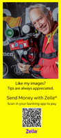 Zelle® QR code for tips and payments