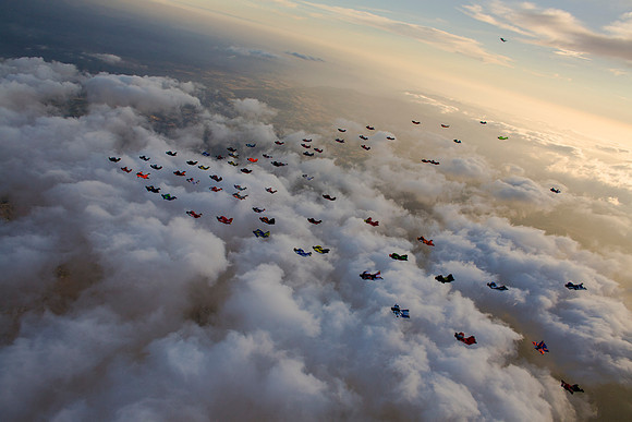 Wingsuit 71 way record